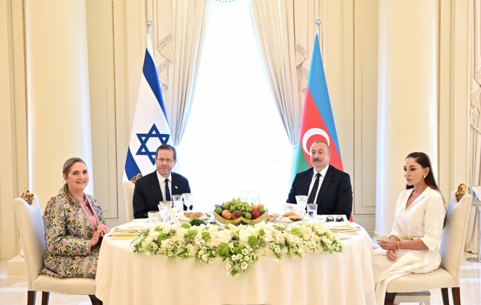 Official lunch was hosted in honor of President of Israel Isaac Herzog and First Lady Michal Herzog VIDEO
