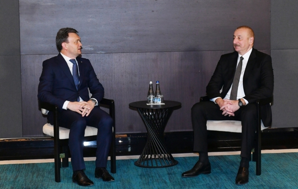 President of Azerbaijan Ilham Aliyev met with Prime Minister of Moldova in Chișinău VIDEO