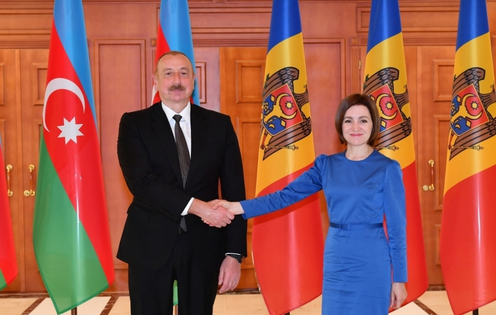 Chiᶊinǎu: Präsident Ilham Aliyev trifft sich mit seiner moldauischen Amtskollegin Maia Sandu  AKTUALISIERT VIDEO