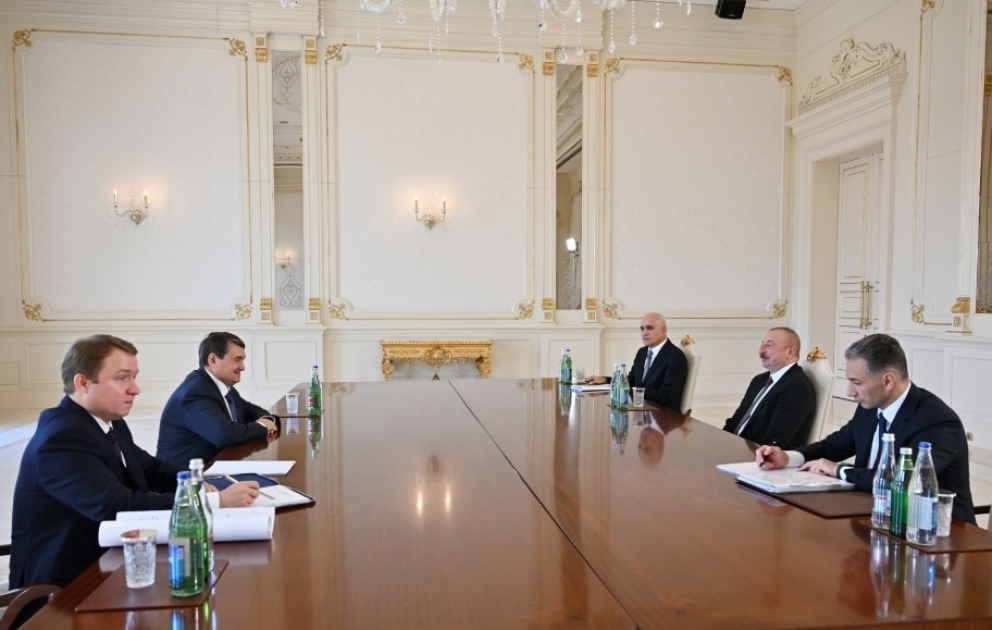 President Ilham Aliyev received aide to President of Russia VIDEO