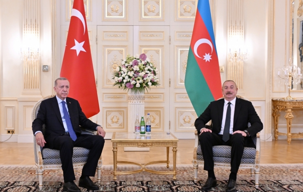 President of Azerbaijan Ilham Aliyev held one-on-one meeting with President of Türkiye Recep Tayyip Erdogan VIDEO