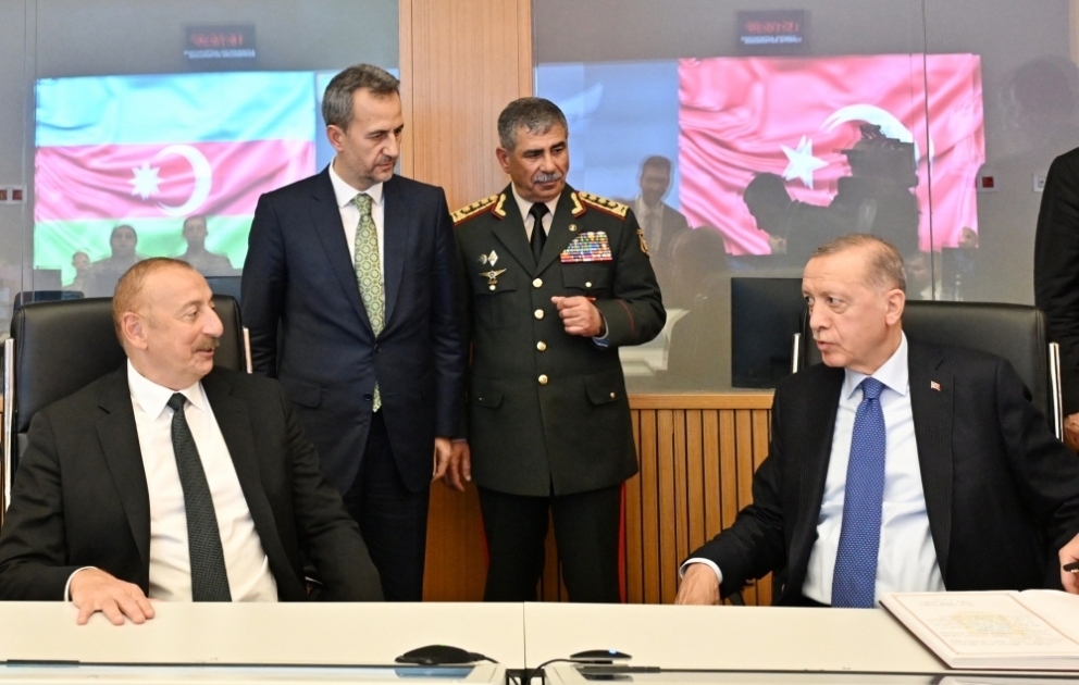 Presidents of Azerbaijan and Türkiye participated in opening of new Air Force Central Command Post VIDEO