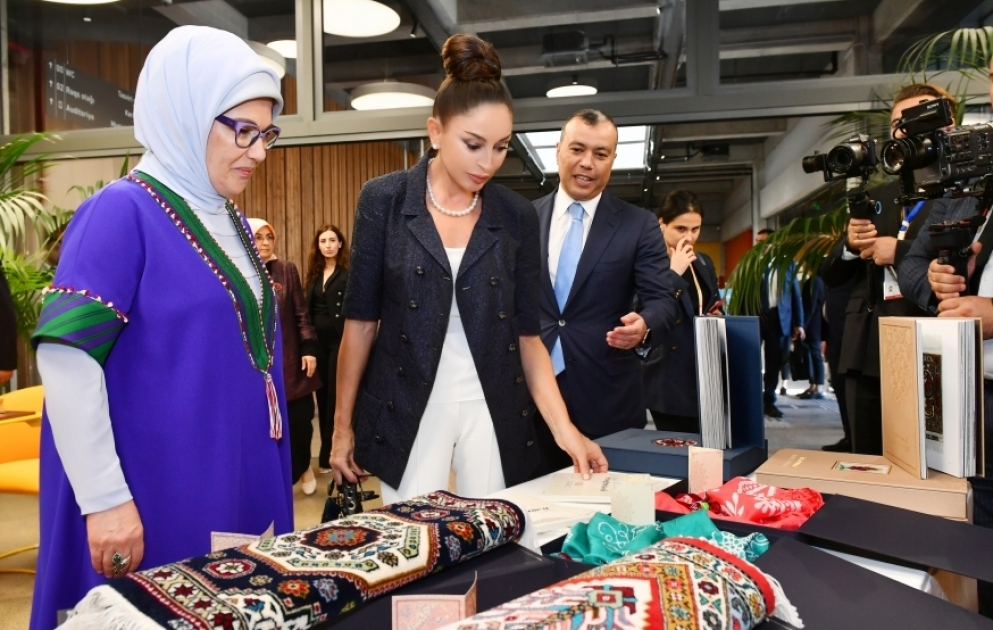 First ladies of Azerbaijan and Türkiye visited DOST Center for Inclusive Development and Creativity in Baku VIDEO