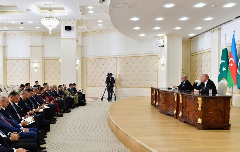 Prezident İlham Əliyev: Biz Pakistana minnətdarıq ki, işğal dövründə və 44 günlük Vətən müharibəsində Azərbaycana güclü dəstək verib VİDEO