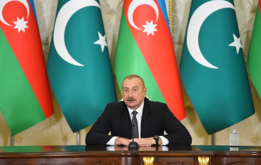 President: Azerbaijan always supports and will continue to support Pakistan on the issue of Kashmir VIDEO