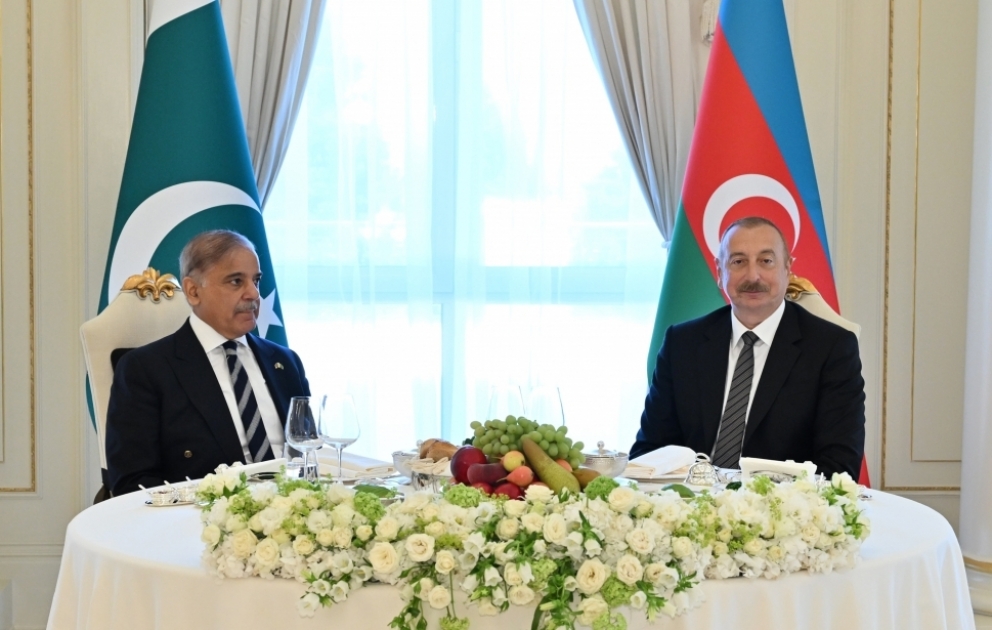 Offizieller Lunch zu Ehren von Premierminister Pakistans Muhammad Shehbaz Sharif VIDEO