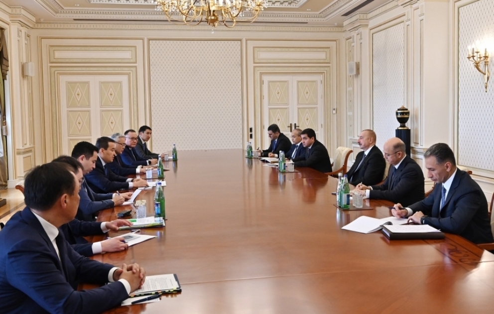 President Ilham Aliyev received Prime Minister of Kazakhstan VIDEO