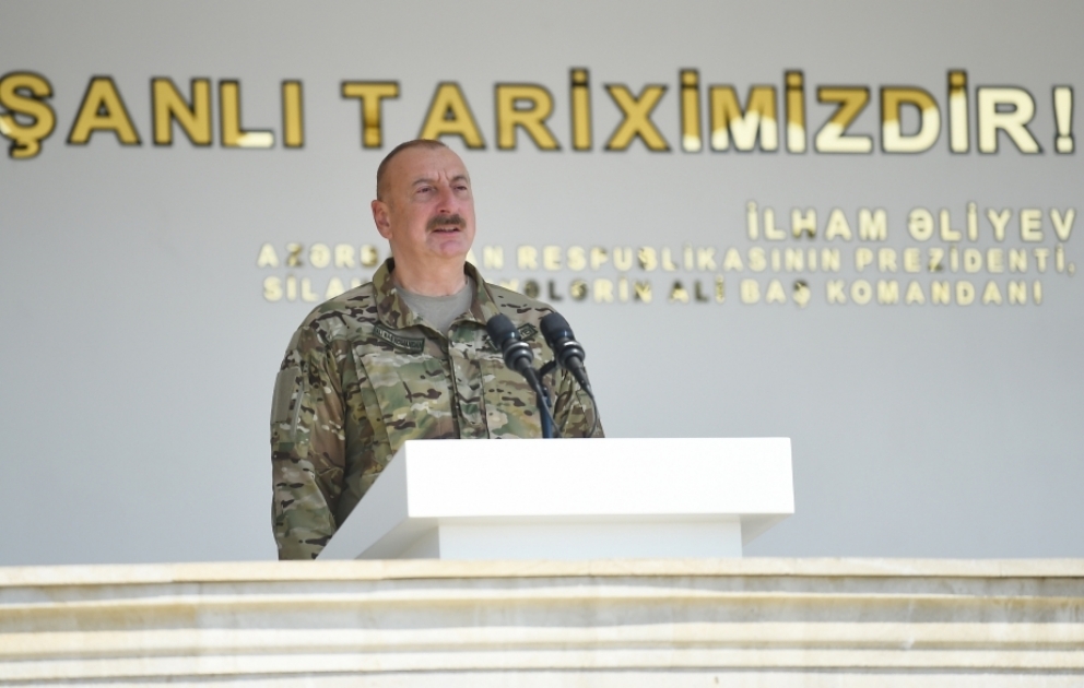 Prezident İlham Əliyev: Ulu Öndərin Azərbaycan Ordusunun formalaşmasında xüsusi rolu var  VİDEO