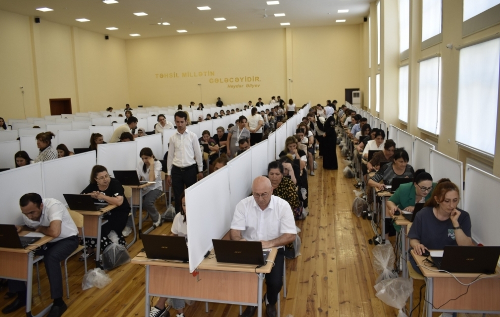 Sertifikatlaşdırma imtahanları Qarabağ regionunda iki mərkəzdə təşkil olunub VİDEO