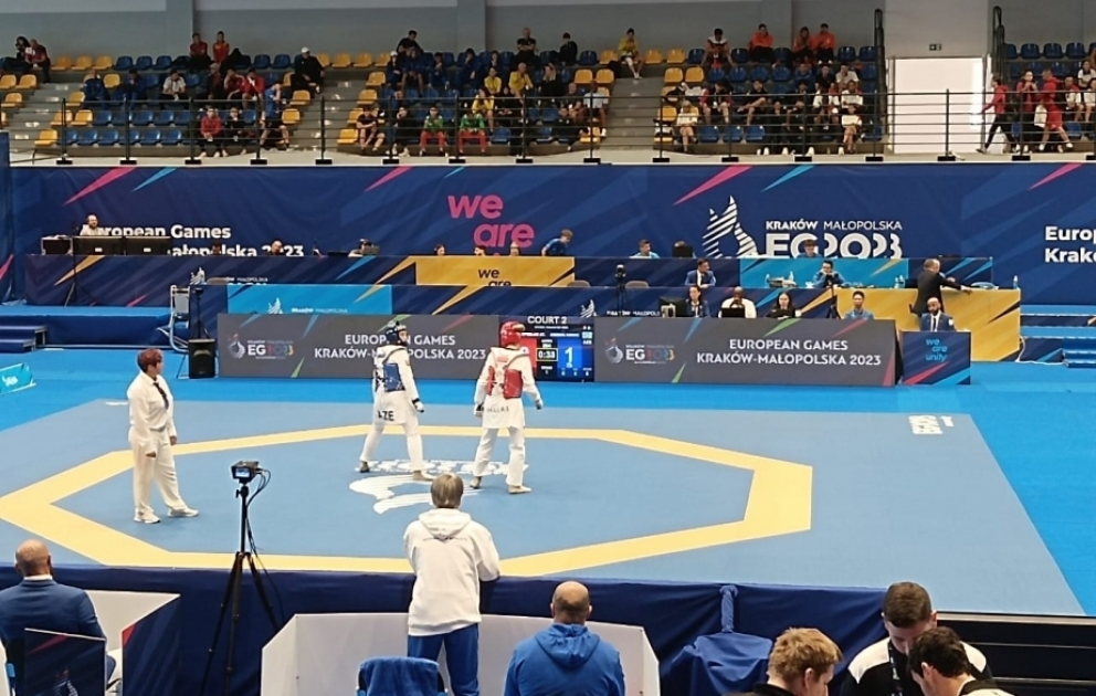 III Avropa Oyunları: Taekvondoçumuz Eltac Qafarov dörddəbir finala yüksəlib  VİDEO