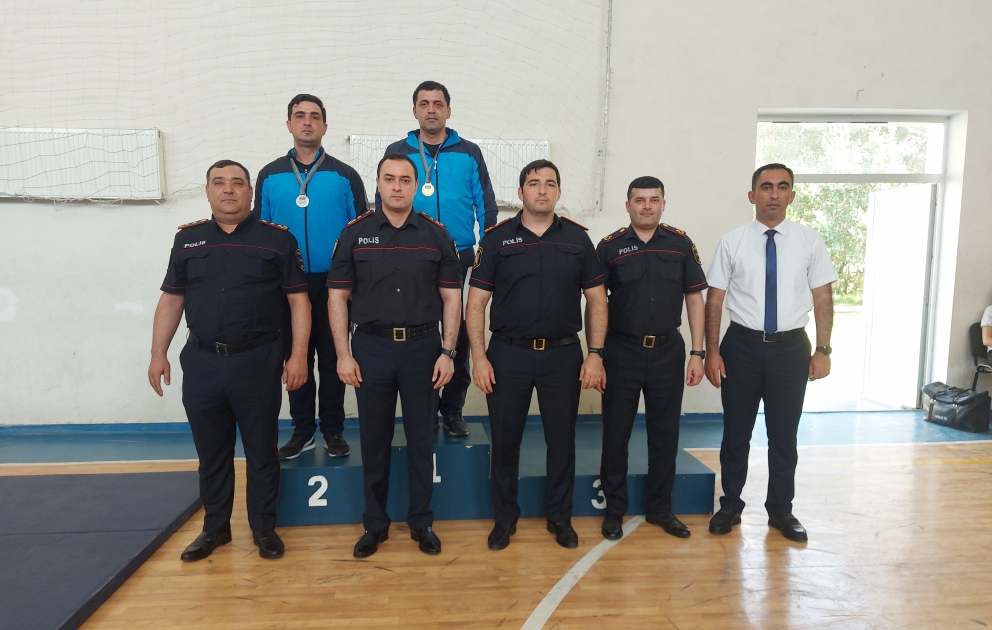 Polis əməkdaşları arasında yarış keçirilib VİDEO