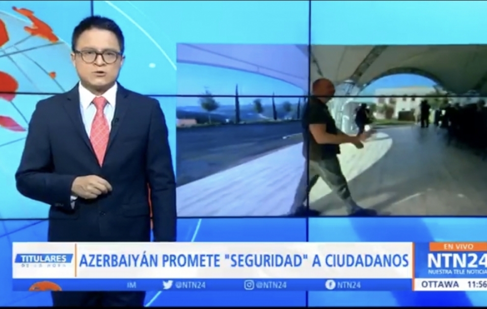 Kolumbiya telekanalında Vətən müharibəsinin yaratdığı yeni reallıqlar barədə süjet yayımlanıb VİDEO