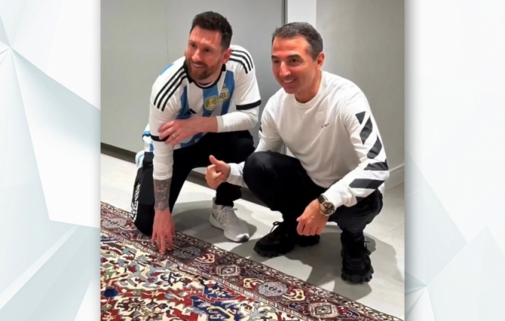 Azerkhalcha's gift to Messi on his birthday VIDEO