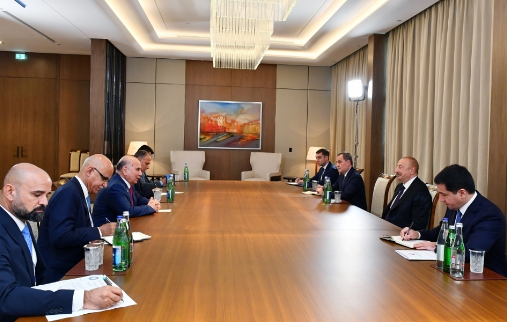 Prezident İlham Əliyev İraqın Baş nazirinin müavinini qəbul edib YENİLƏNİB VİDEO