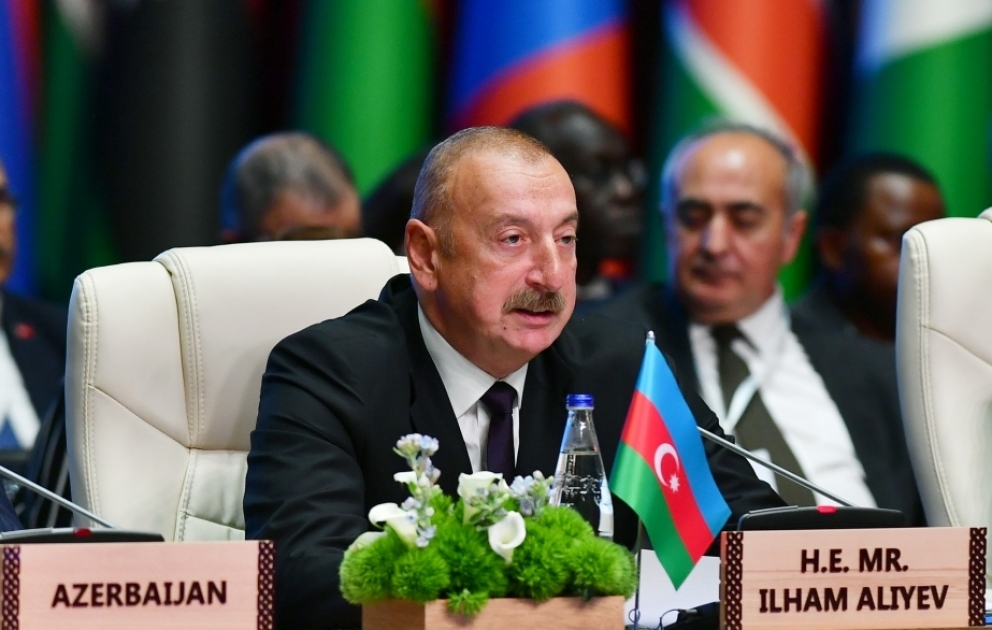 Prezident İlham Əliyev: Ermənistan Zəngəzur dəhlizinin açılmasına da mane olur VİDEO