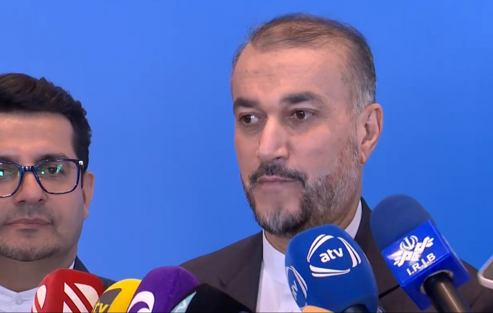 Hüseyn Əmir Abdullahiyan: Azərbaycanın təhlükəsizliyini həm öz təhlükəsizliyimiz, həm də regionun təhlükəsizliyi hesab edirik VİDEO