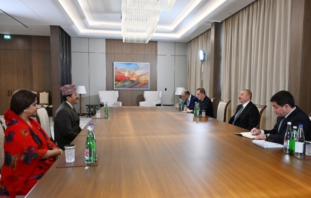 Präsident Ilham Aliyev empfängt Außenminister von Nepal  AKTUALISIERT