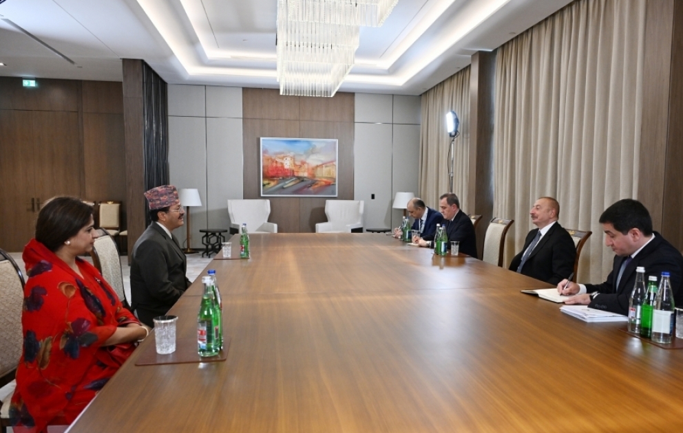 Le président Ilham Aliyev reçoit le ministre népalais des Affaires étrangères MIS A JOUR VIDEO