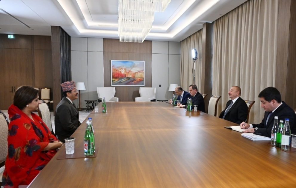 President Ilham Aliyev received Foreign Minister of Nepal VIDEO