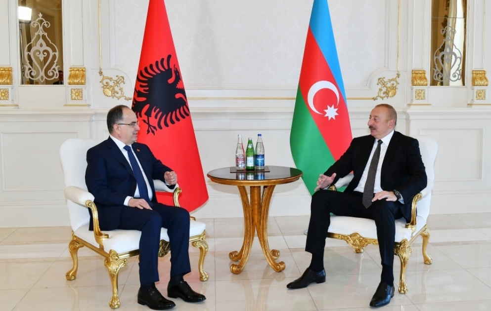 Azerbaijani and Albanian presidents held one-on-one meeting VIDEO