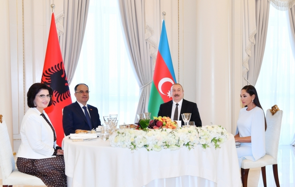 Official lunch was hosted in honor of President of Albania VIDEO