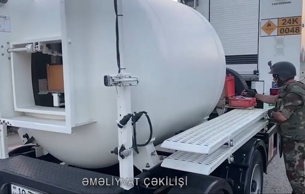 Sumqayıt şəhərində əl qumbarası tapılıb VİDEO