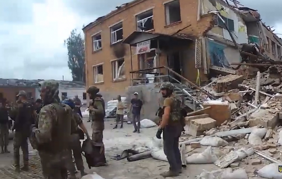 Zaporojye vilayətində humanitar yardımlar aparılan əraziyə hücum edilib VİDEO
