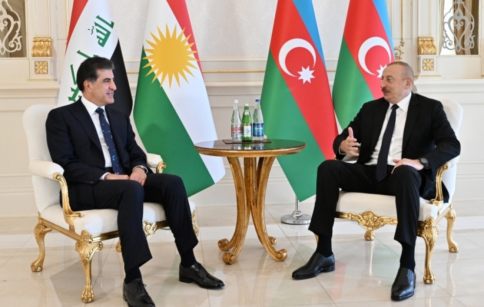 Entretien du président azerbaïdjanais avec le président du Kurdistan irakien VIDEO