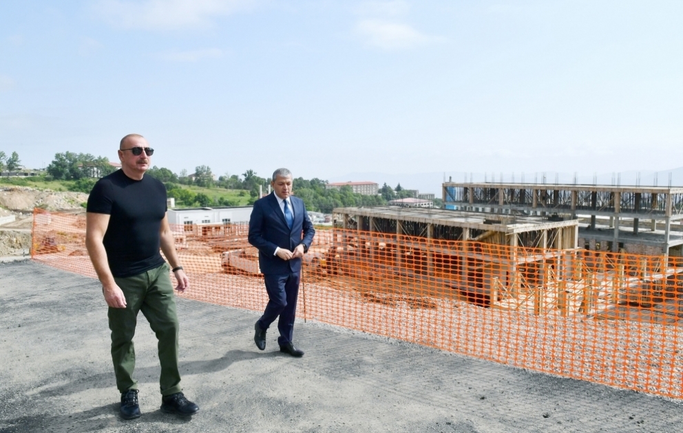 President Ilham Aliyev visits Shusha district VIDEO