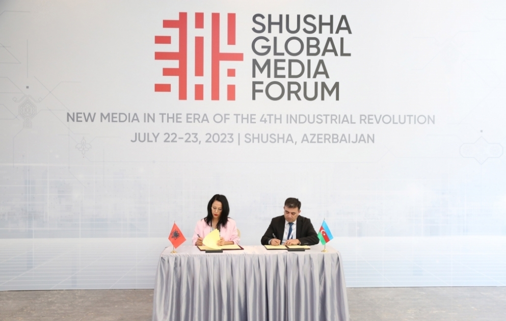 L’AZERTAC signe des contrats avec trois agences de presse étrangères en marge du Global Media Forum de Choucha VIDEO