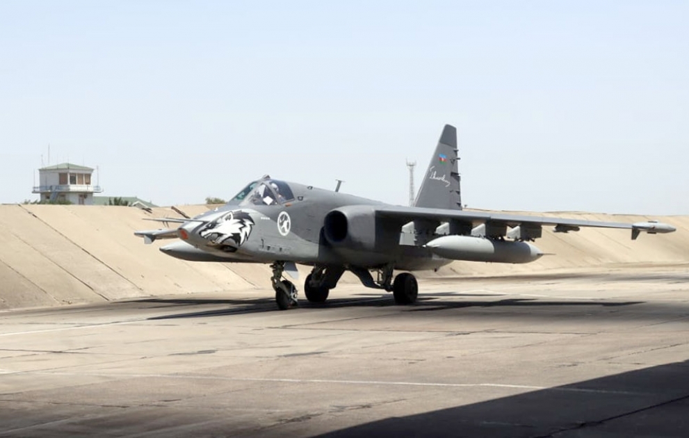 Su-25ML təyyarəsinin sınaq uçuşları keçirilib VİDEO