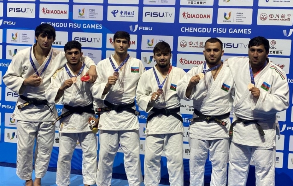 Azərbaycan cüdo millisi Universiadada bürünc medal qazanıb VİDEO