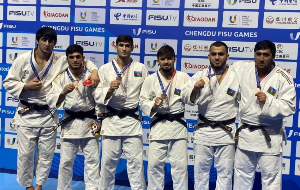 Azerbaijani judo team capture bronze at 31st FISU World University Games in Chengdu VIDEO