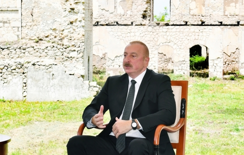 Prezident İlham Əliyev: Qarabağdakı ermənilər qondarma liderlərinin arxasınca getməməlidirlər VİDEO