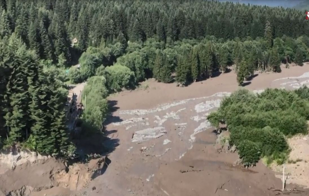 400 rescuers, two helicopters involved in search operation after landslide hits western Georgian municipality VIDEO