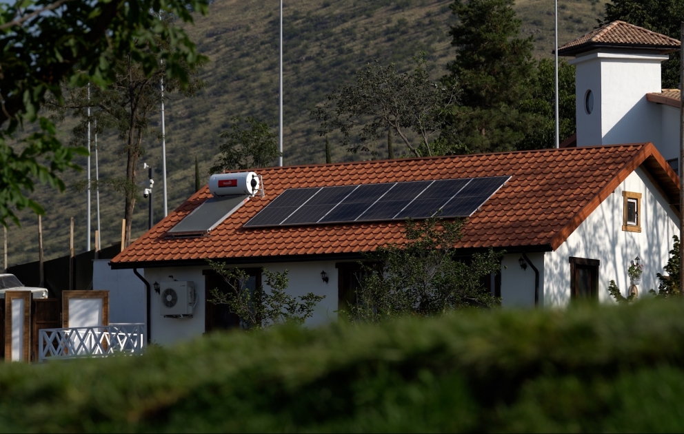 Laçında evlər günəş enerjisi ilə təmin edilir VİDEO