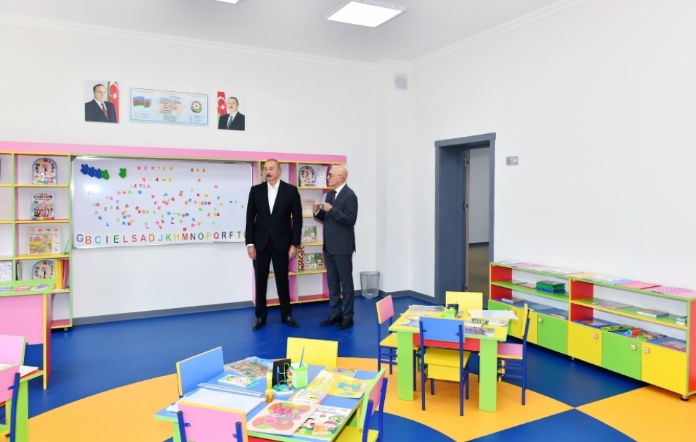 Şəmkir şəhərində Məhəmməd Füzuli adına təbiət və humanitar fənlər təmayüllü tam orta məktəb-liseyin yeni binasının açılışı olub YENİLƏNİB VİDEO