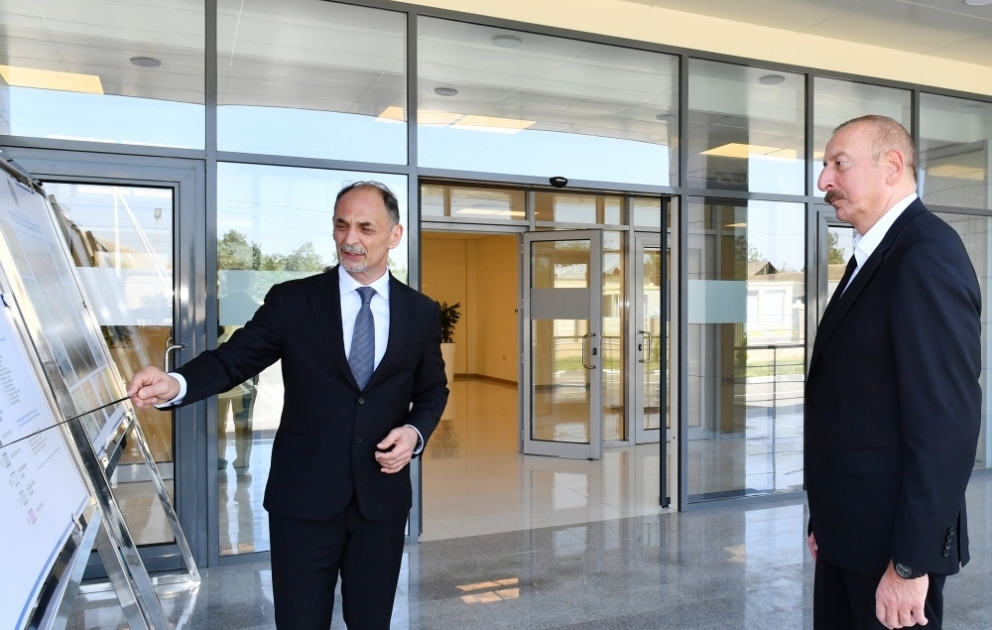 Samux Rayon Mərkəzi Xəstəxanasının yeni binasının açılışı olub YENİLƏNİB VİDEO