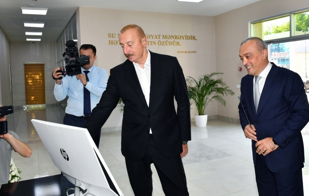 Water supply and sewerage systems were put into operation in city of Gazakh VIDEO