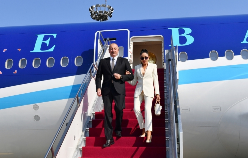 Aserbaidschans Präsident Ilham Aliyev ist zu Arbeitsbesuch in Ungarn eingetroffen VIDEO