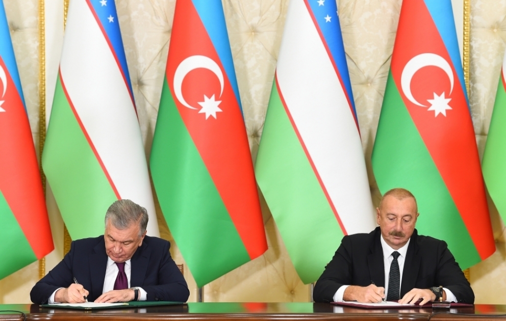 Azerbaijan, Uzbekistan signed documents  VIDEO