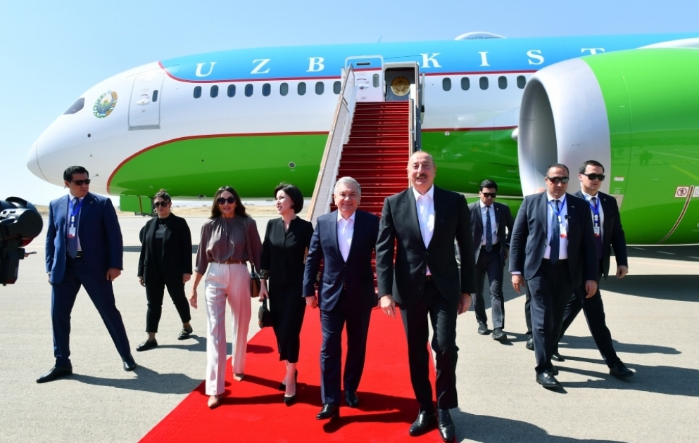 President of Uzbekistan Shavkat Mirziyoyev, who is on state visit to Azerbaijan, arrived in Fuzuli district VIDEO