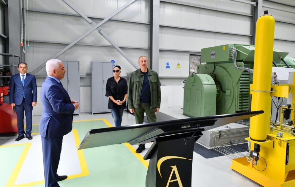 Präsident Ilham Aliyev und First Lady Mehriban Aliyeva besuchen Region Kelbadschar  In Kelbadschar Kleinwasserkraftwerk „Soyugbulag“ eingeweiht  VIDEO