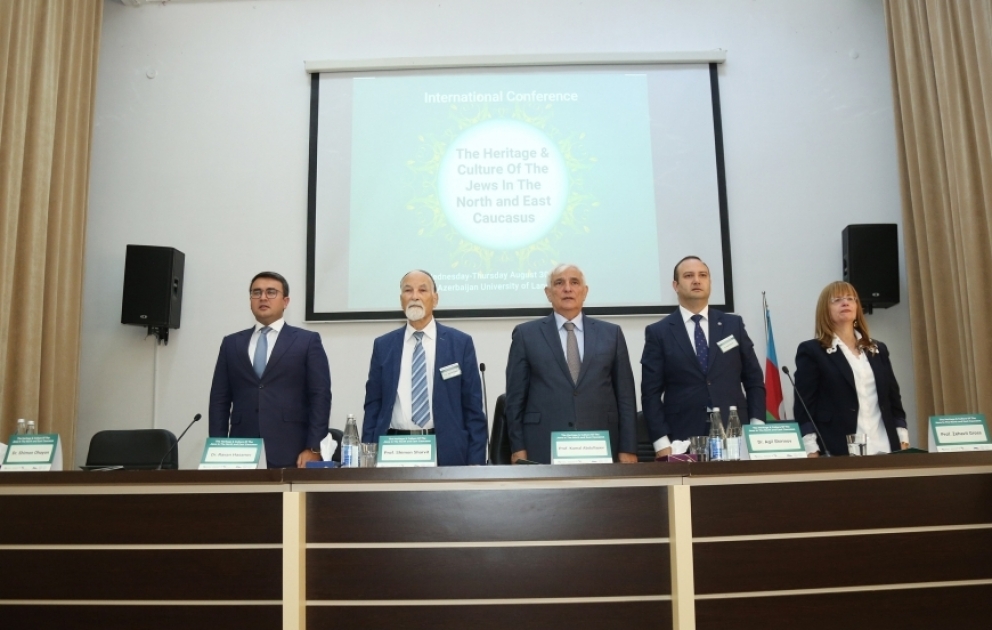 Bakıda “Şimali və Şərqi Qafqaz yahudilərinin irsi və mədəniyyəti” mövzusunda beynəlxalq elmi konfrans öz işinə başlayıb VİDEO