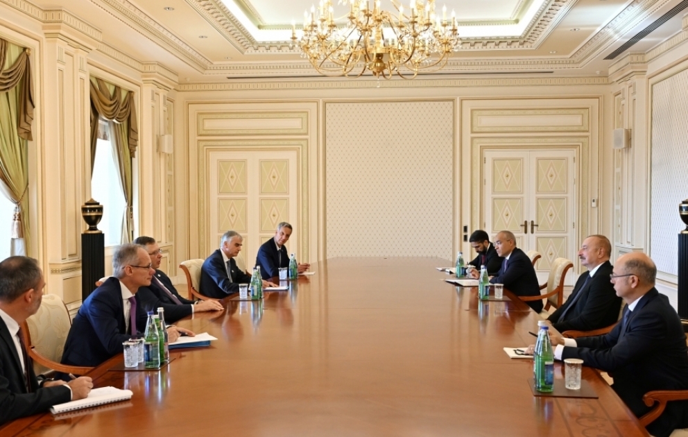 Le président azerbaïdjanais a reçu le PDG de TotalEnergies  MIS A JOUR VIDEO