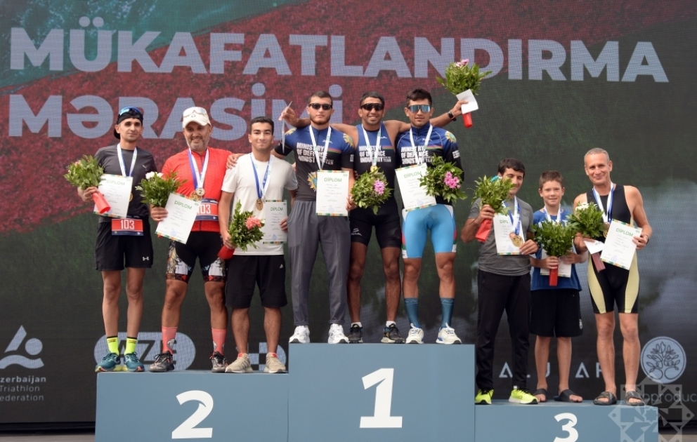 Triatlon üzrə Azərbaycan çempionatının mükafatlandırma mərasimi keçirilib  FOTO VİDEO