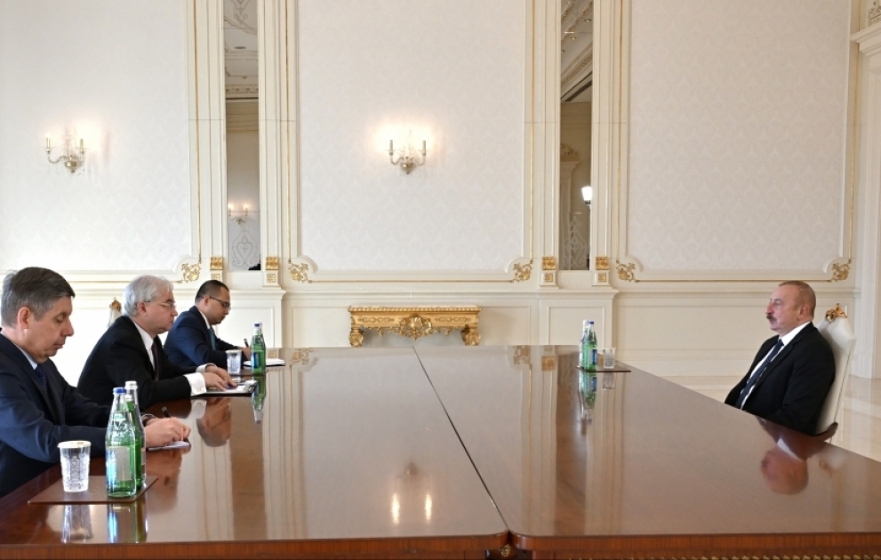Президент Ильхам Алиев принял специального представителя МИД России по нормализации азербайджано-армянских отношений ВИДЕО