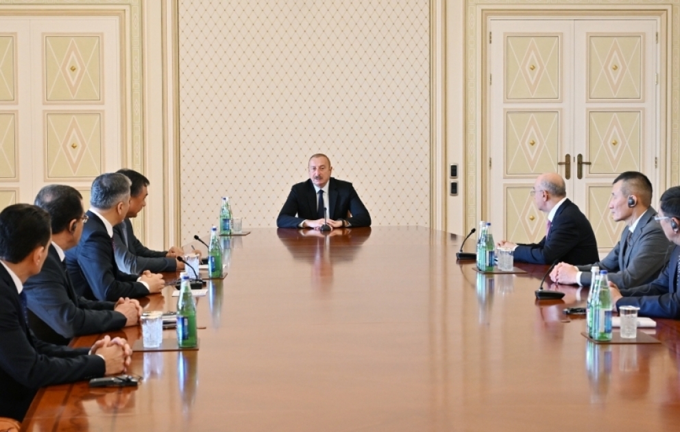 Prezident İlham Əliyev türk dövlətlərinin Bakıda keçirilən tədbirlərdə iştirak edən nazirlərini qəbul edib YENİLƏNİB VİDEO