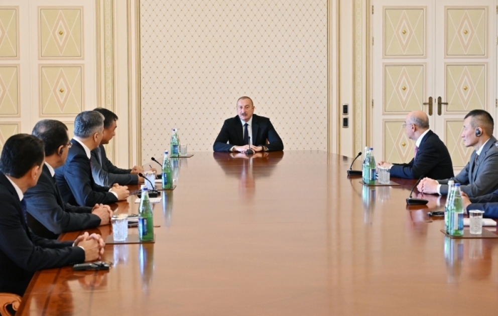 President Ilham Aliyev received ministers of Turkic states participating in the events held in Baku VIDEO