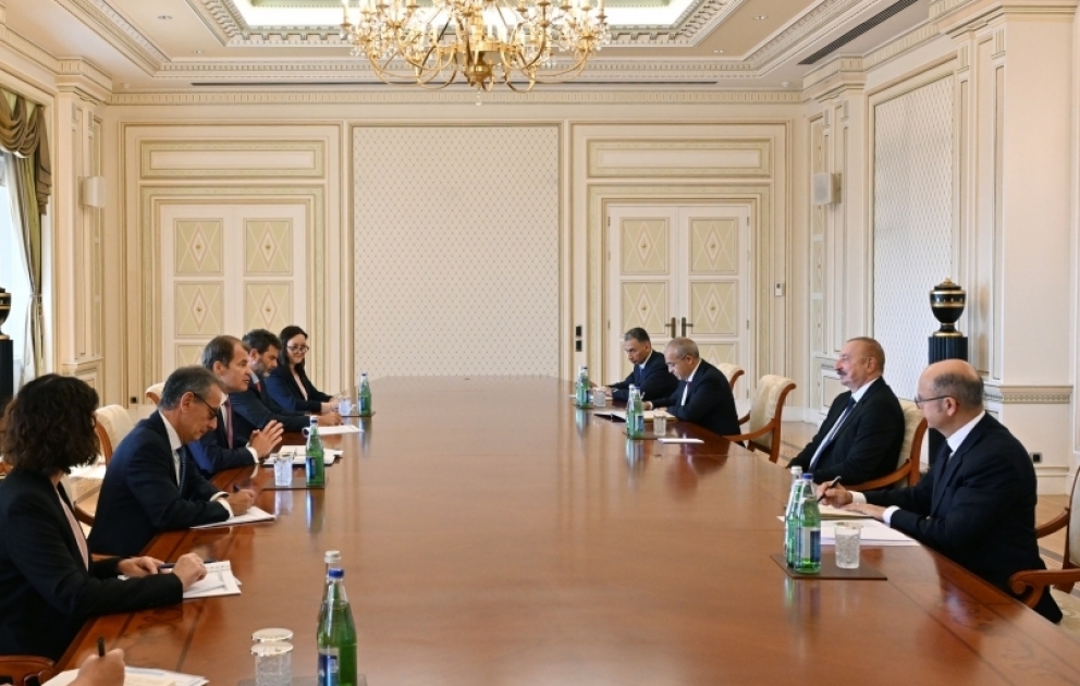 President Ilham Aliyev received delegation of European Bank for Reconstruction and Development VIDEO